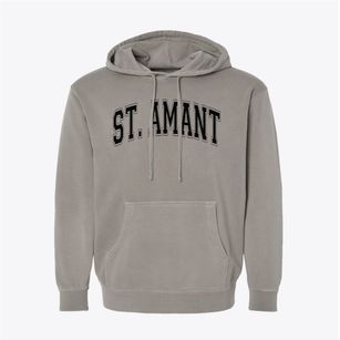 Saint Amant Middle School Varsity Arch Pigment-Dyed Hoodie