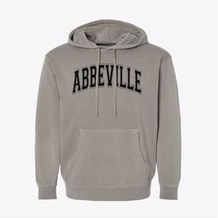 Abbeville High School Varsity Arch Pigment-Dyed Hoodie