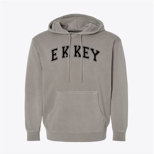 E K Key Elementary School Varsity Arch Pigment-Dyed Hoodie