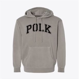 Polk Elementary School Varsity Arch Pigment-Dyed Hoodie