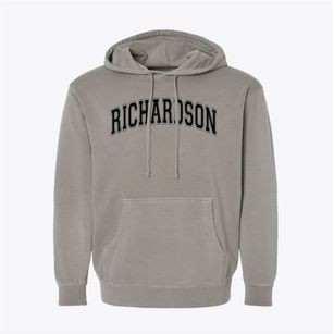 Richardson High School Varsity Arch Pigment-Dyed Hoodie