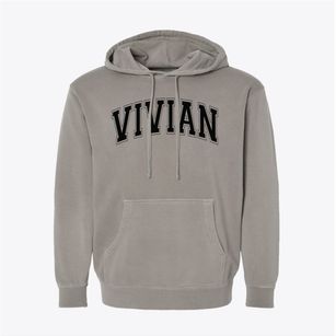 Vivian Elementary School Varsity Arch Pigment-Dyed Hoodie