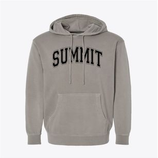 Summit Alternative School Varsity Arch Pigment-Dyed Hoodie