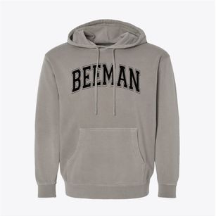 Beeman Memorial School Varsity Arch Pigment-Dyed Hoodie