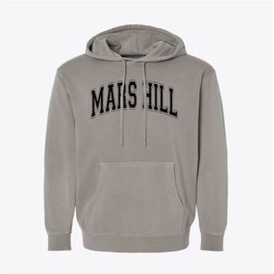 Mars Hill Bible School Varsity Arch Pigment-Dyed Hoodie