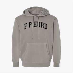 F P Hurd Elementary School Varsity Arch Pigment-Dyed Hoodie