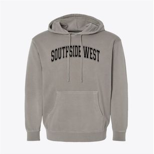 Southside West Elementary School Varsity Arch Pigment-Dyed Hoodie