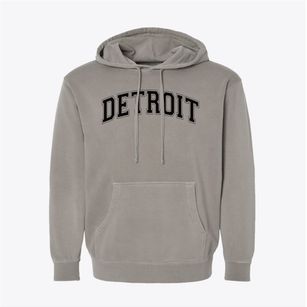 Detroit School For The Industrial Arts Varsity Arch Pigment-Dyed Hoodie