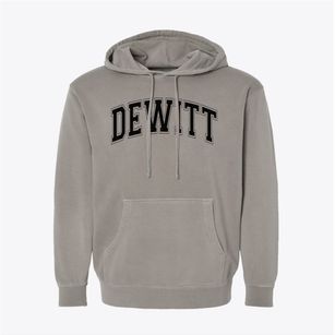 Dewitt High School Varsity Arch Pigment-Dyed Hoodie