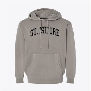 St. Isidore Catholic Community Varsity Arch Pigment-Dyed Hoodie