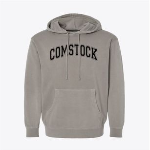 Comstock High School Varsity Arch Pigment-Dyed Hoodie