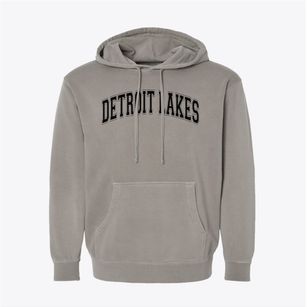 Detroit Lakes High School Varsity Arch Pigment-Dyed Hoodie