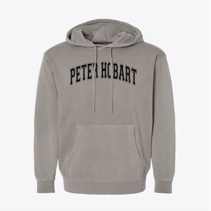 Peter Hobart Primary Center Varsity Arch Pigment-Dyed Hoodie