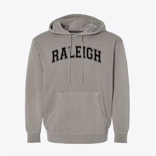 Raleigh High School Varsity Arch Pigment-Dyed Hoodie