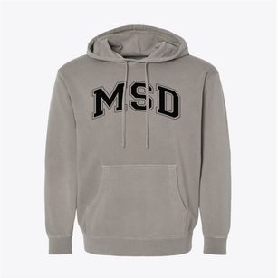 Missouri School For The Deaf Varsity Arch Pigment-Dyed Hoodie