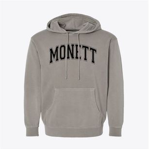 Monett Middle School Varsity Arch Pigment-Dyed Hoodie