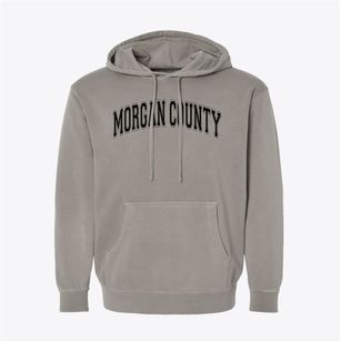 Morgan County R2 High School Varsity Arch Pigment-Dyed Hoodie