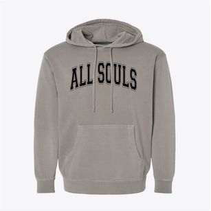 All Souls School Varsity Arch Pigment-Dyed Hoodie