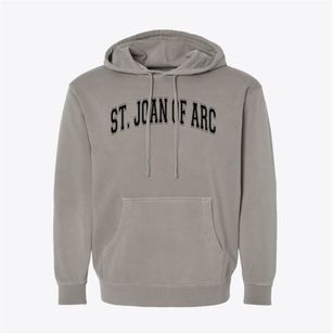Saint Joan Of Arc School Varsity Arch Pigment-Dyed Hoodie