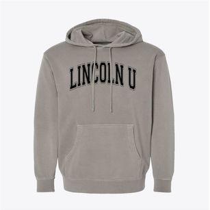 Lincoln  University Jefferson City Varsity Arch Pigment-Dyed Hoodie