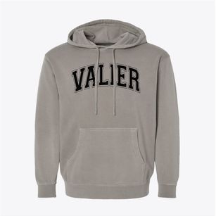Valier High School Varsity Arch Pigment-Dyed Hoodie