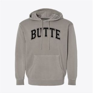 Butte Public School Varsity Arch Pigment-Dyed Hoodie