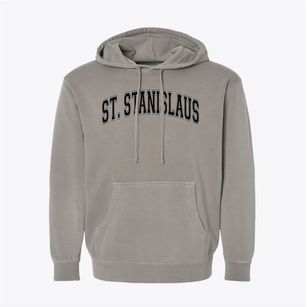 Saint Stanislaus Kostka School Varsity Arch Pigment-Dyed Hoodie