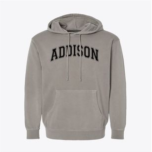 Addison Elementary School Varsity Arch Pigment-Dyed Hoodie
