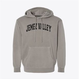 Jemez Valley Middle School Varsity Arch Pigment-Dyed Hoodie