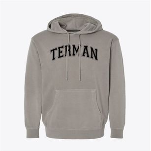 Terman Middle School Varsity Arch Pigment-Dyed Hoodie