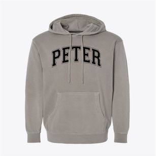 Peter Rouget Middle School 88 Varsity Arch Pigment-Dyed Hoodie