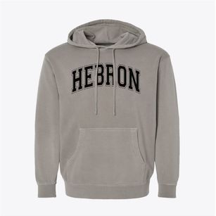 Hebron Sda Bilingual School Varsity Arch Pigment-Dyed Hoodie