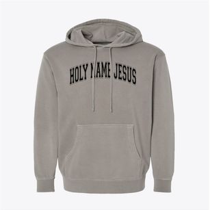 Holy Name Jesus School Varsity Arch Pigment-Dyed Hoodie