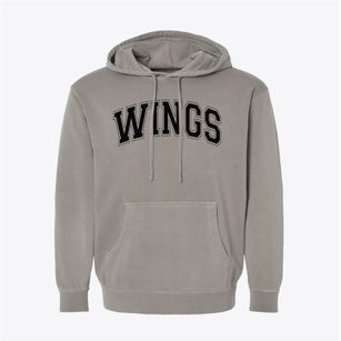 Wings Academy Varsity Arch Pigment-Dyed Hoodie