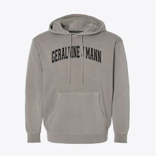 Geraldine J Mann Elementary School Varsity Arch Pigment-Dyed Hoodie