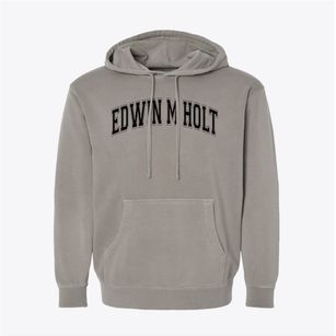 Edwin M Holt Elementary School Varsity Arch Pigment-Dyed Hoodie