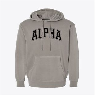 Alpha Academy Varsity Arch Pigment-Dyed Hoodie