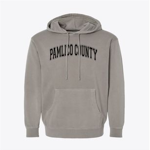 Pamlico County High School Varsity Arch Pigment-Dyed Hoodie