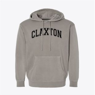 Claxton Elementary School Varsity Arch Pigment-Dyed Hoodie