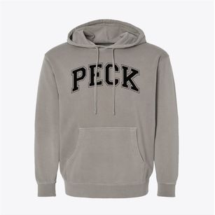 Peck Elementary School Varsity Arch Pigment-Dyed Hoodie