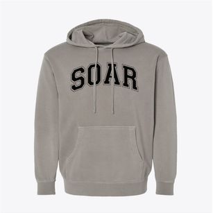 Soar Academy Varsity Arch Pigment-Dyed Hoodie