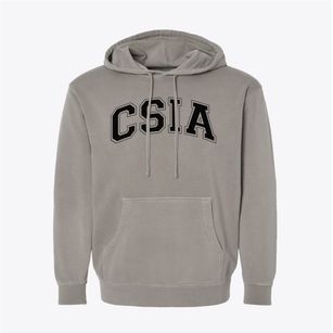 Columbus Spanish Immersion Academy Varsity Arch Pigment-Dyed Hoodie