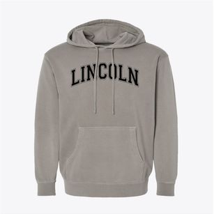 Lincoln Elementary School Varsity Arch Pigment-Dyed Hoodie