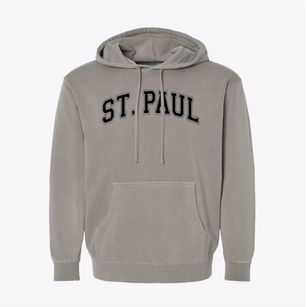 Saint Paul High School Varsity Arch Pigment-Dyed Hoodie