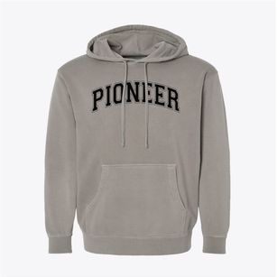 Pioneer Elementary School Varsity Arch Pigment-Dyed Hoodie