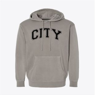 City Christian School Varsity Arch Pigment-Dyed Hoodie