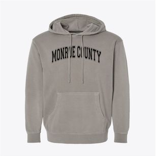 Monroe County Area Vocational Technical Varsity Arch Pigment-Dyed Hoodie