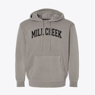 Mill Creek School Varsity Arch Pigment-Dyed Hoodie