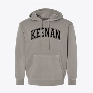 Keenan High School Varsity Arch Pigment-Dyed Hoodie