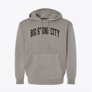 Big Stone City School Varsity Arch Pigment-Dyed Hoodie